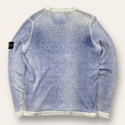 Stone Island sweater faded blue - Medium