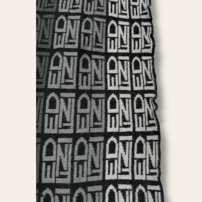 Fendi scarf grey/black