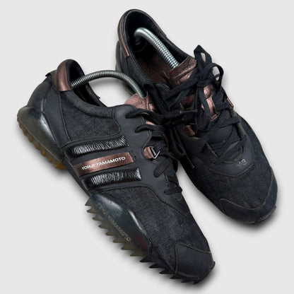 Y-3 low top sneakers black/bronze - 42,5