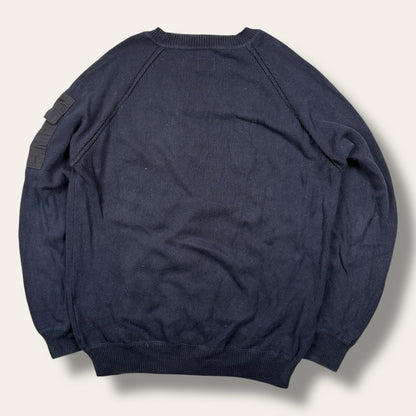 C.P. Company front pocket sweater navy - Medium