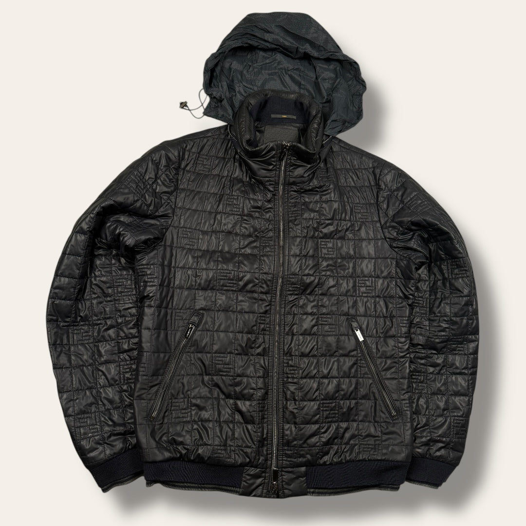 Fendi monogram jacket black - Medium