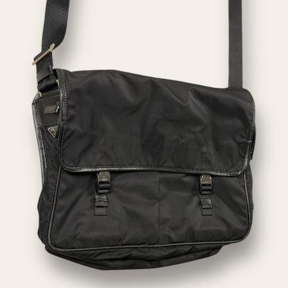 Prada Business messenger bag black