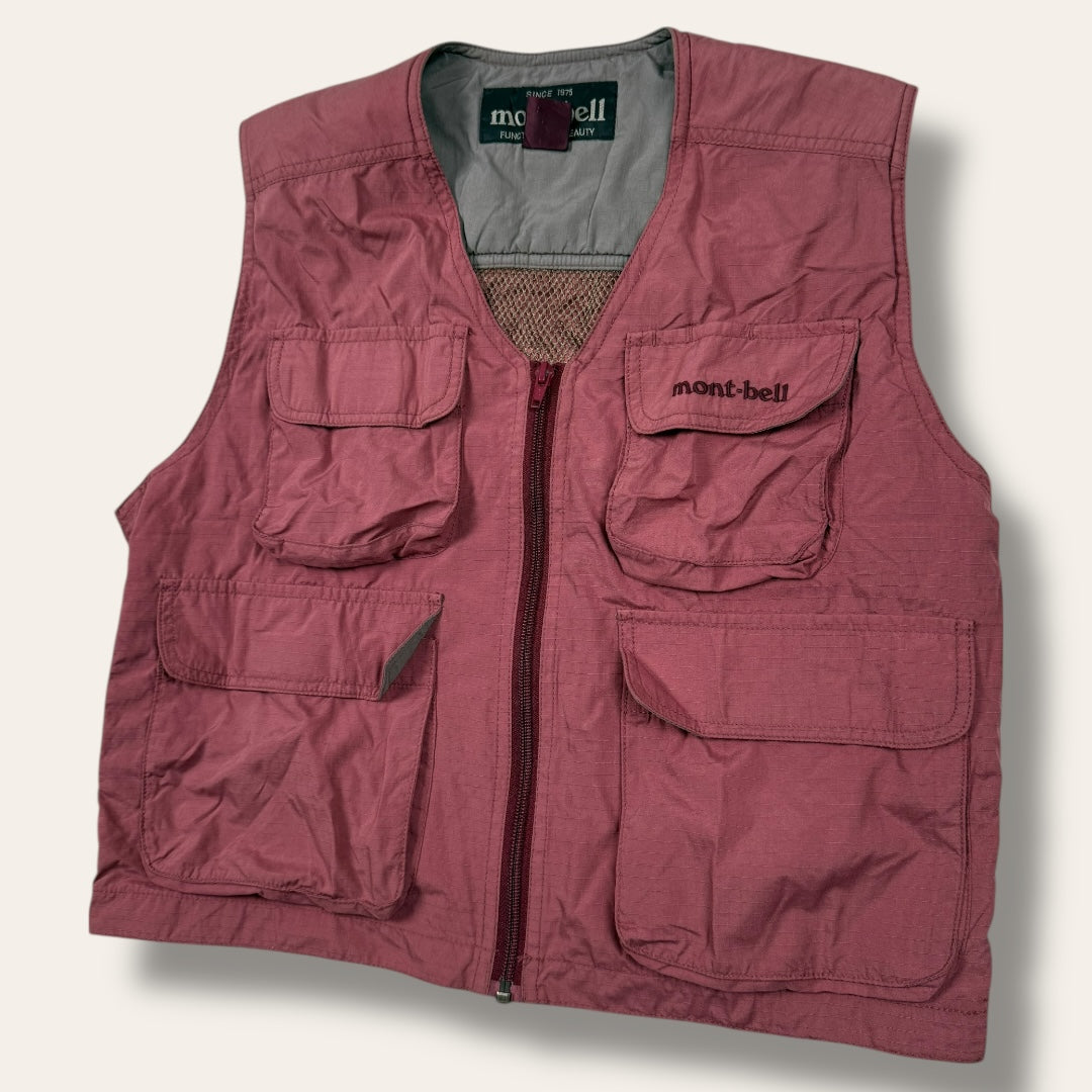 Montbell technical vest red - Small