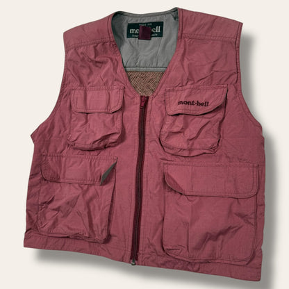 Montbell technical vest red - Small