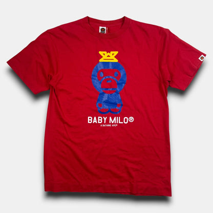 Bape baby milo tee red - medium