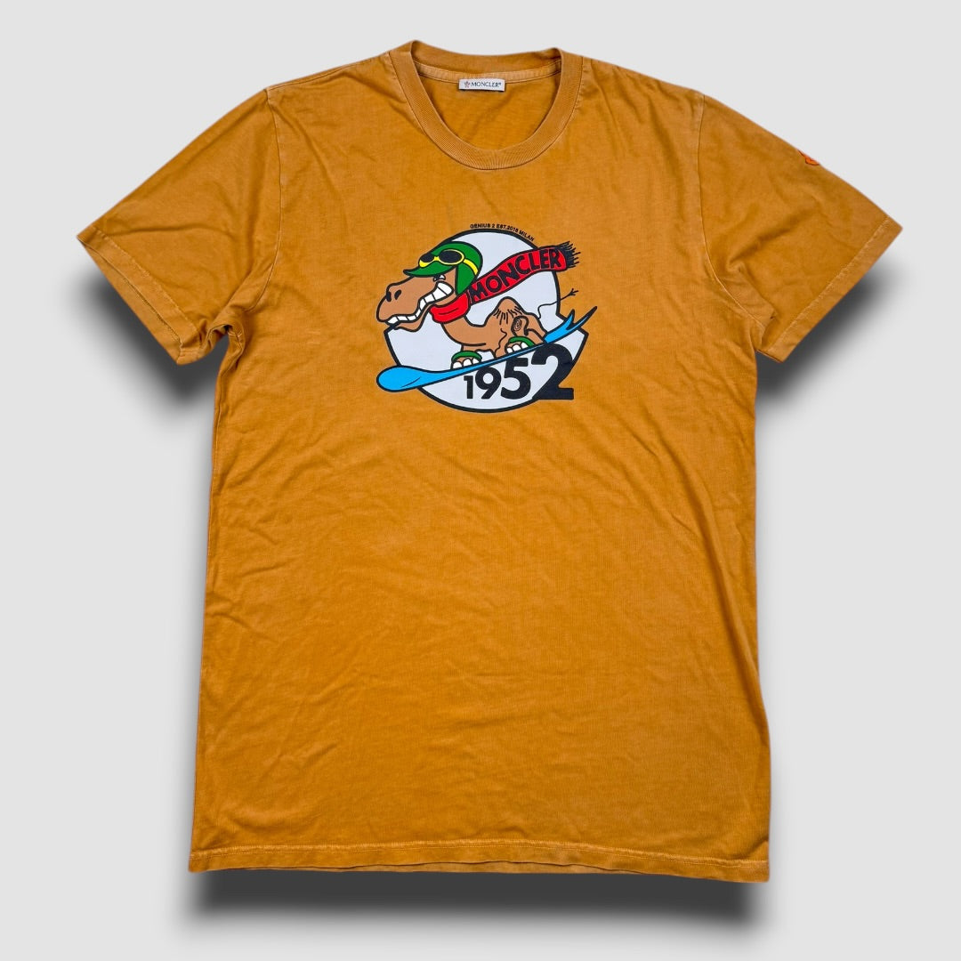 Moncler logo tee camel - Medium