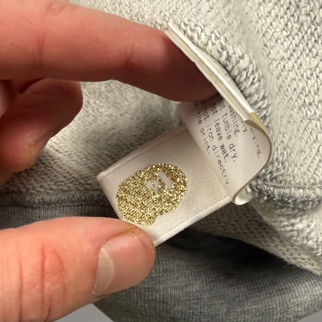 Bape head sweater grey - medium