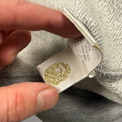 Bape head sweater grey - medium