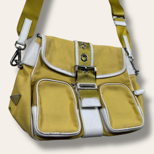 Prada shoulder bag yellow