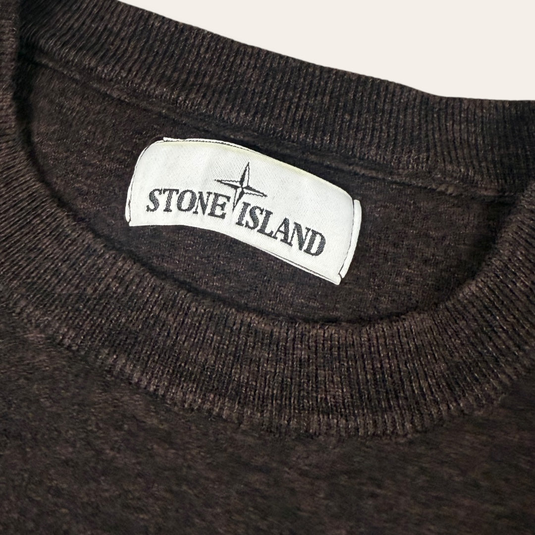 Stone Island sweater burgundy red - Small