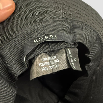 Gucci Bob bucket hat black/dark green - medium