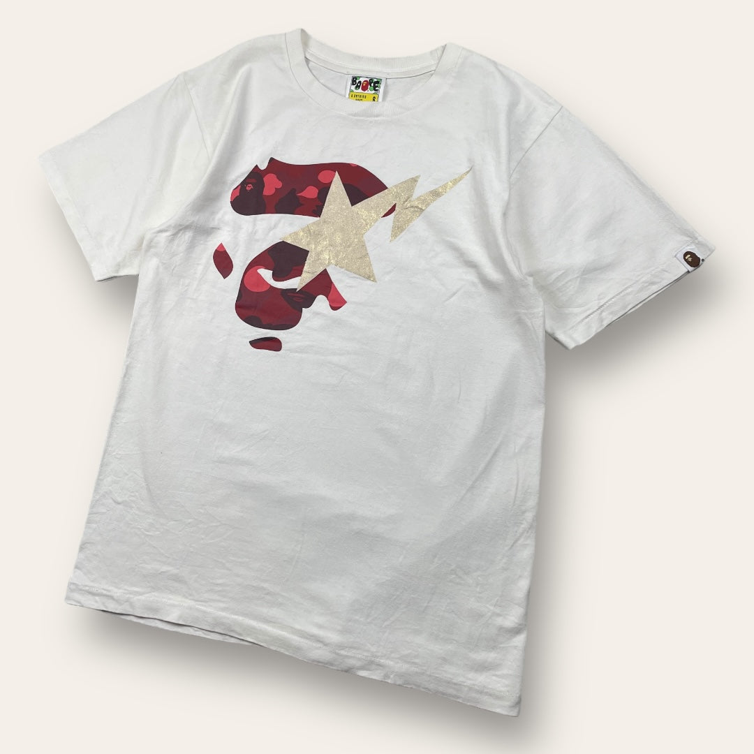 Bape bapesta tee white - Small