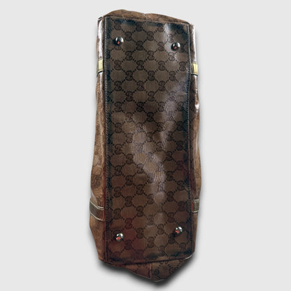 Gucci GG canvas plastific leather
