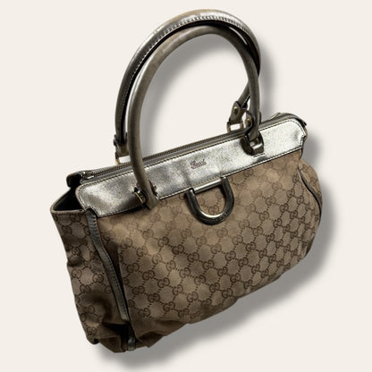 Gucci canvas handbag
