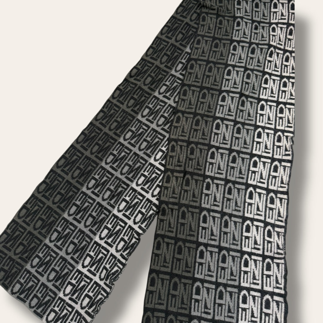 Fendi scarf grey/black