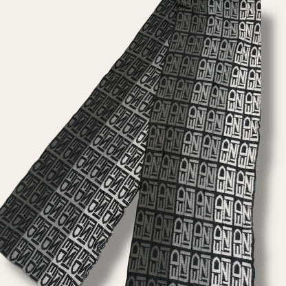 Fendi scarf grey/black
