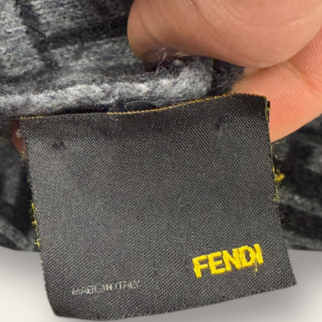 Fendi scarf grey/blue