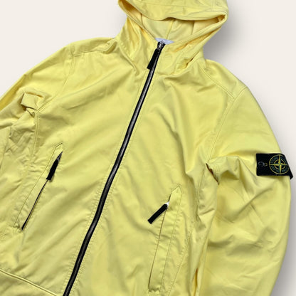 Stone Island light shoft shell-r neon yellow