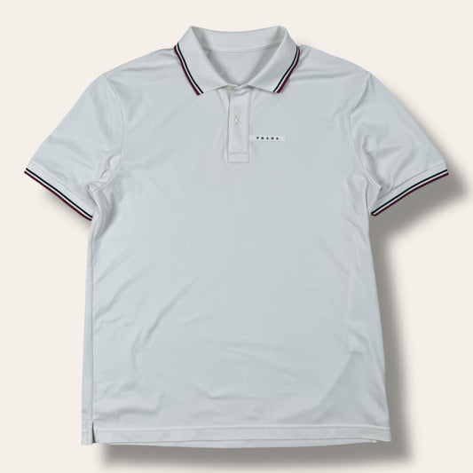 Prada polo shirt white - Large