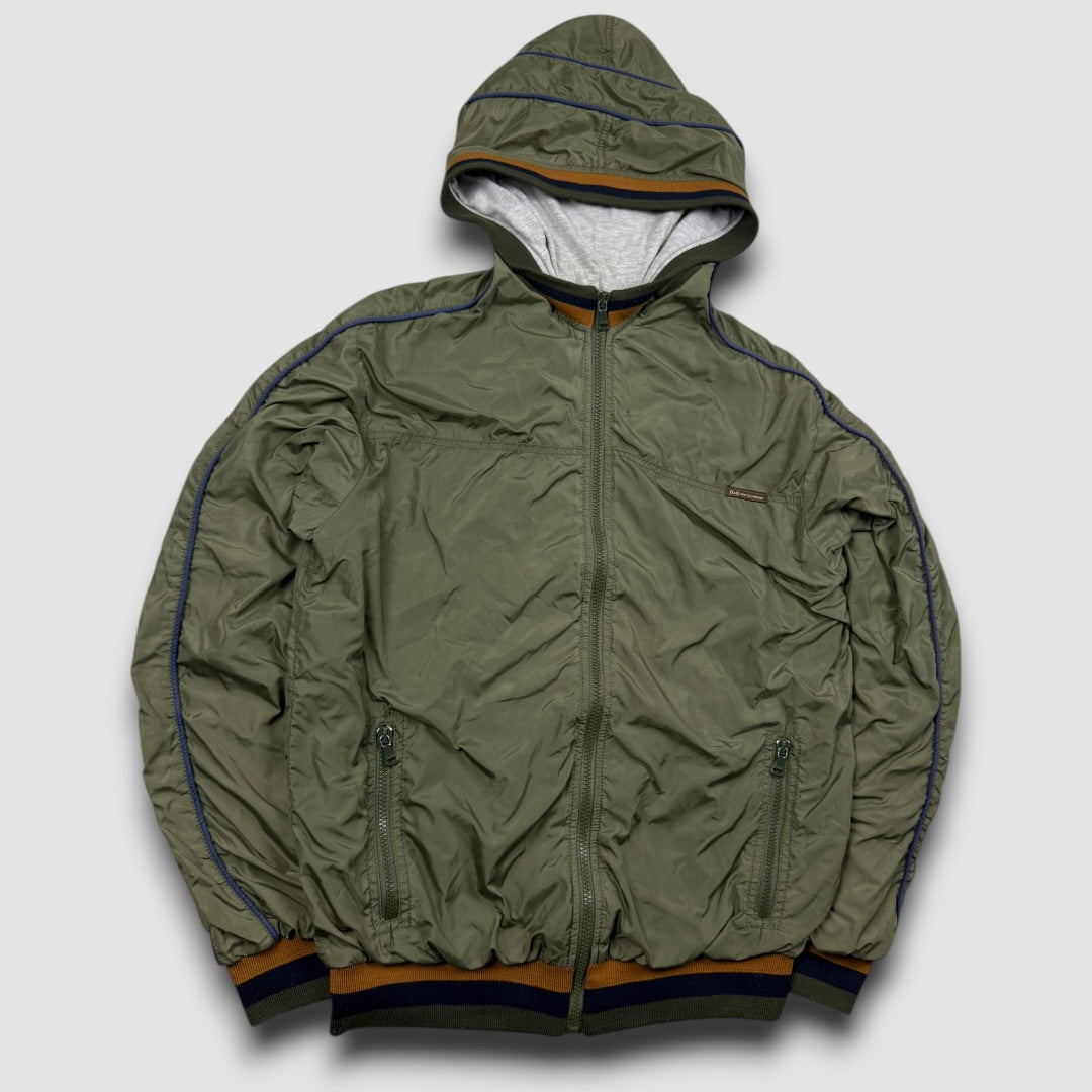 Dolce & Gabbana lined windbreaker dark green - Medium