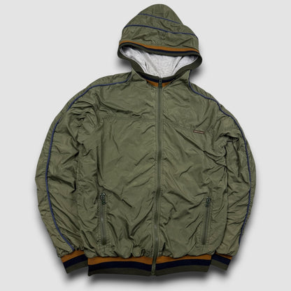 Dolce & Gabbana lined windbreaker dark green - Medium