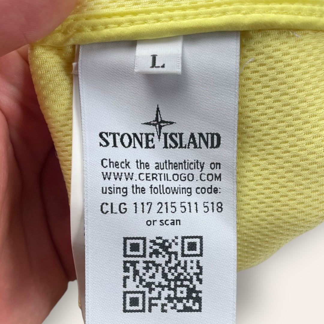 Stone Island light shoft shell-r neon yellow