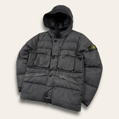 Stone Island Lino Resinato down tc Winterjacket grey - Large