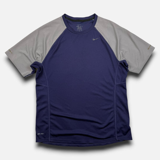 Nike dri-fit tee blue grey - Medium