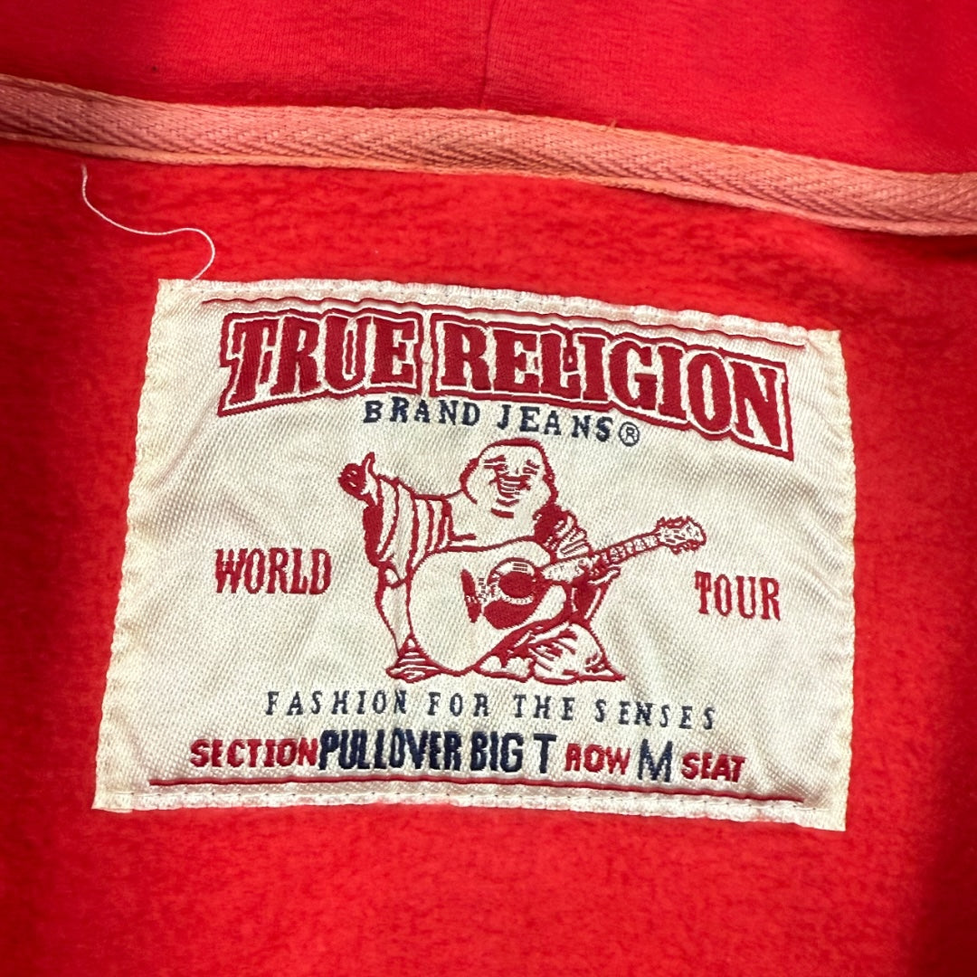 True religion zip-up hoodie red - Extra small