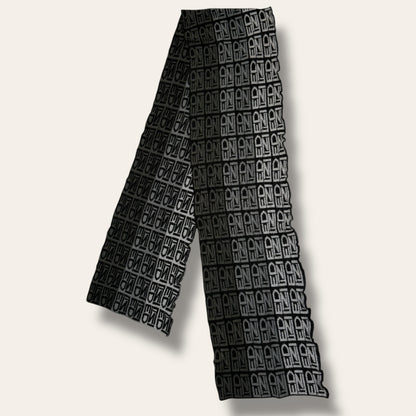 Fendi scarf grey/black