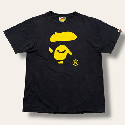 Bape ape tee yellow/black - Medium