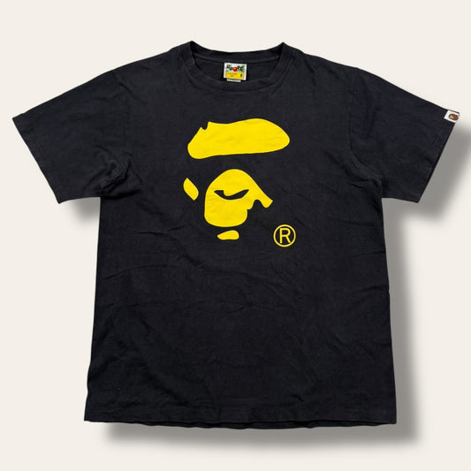 Bape ape tee yellow/black - Medium