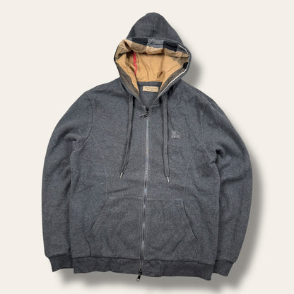 Burberry zip-up hoodie grey - Large