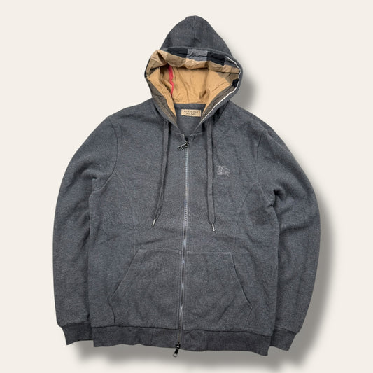 Burberry zip-up hoodie grey - Large