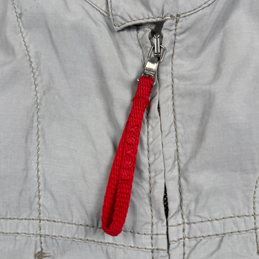 Prada sport bomber jacket grey - Medium