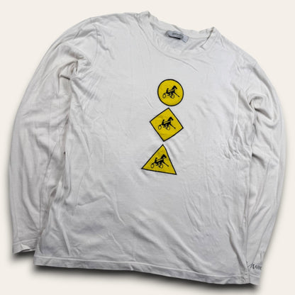 Yves saint Laurent 2008 longsleeve white - Medium