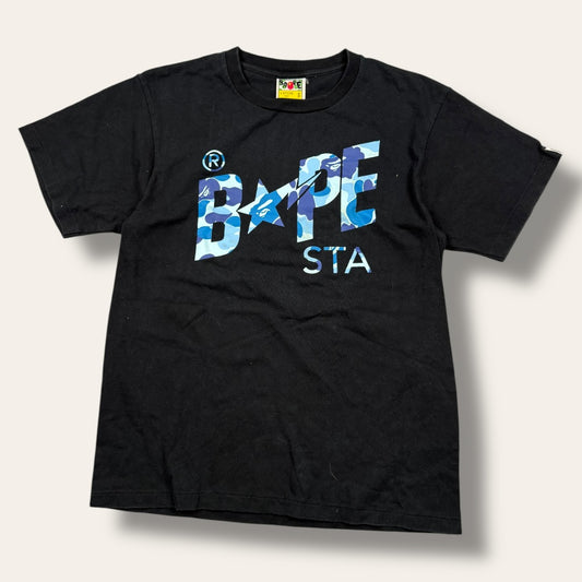 Bape Bapesta tee blue camo - Small