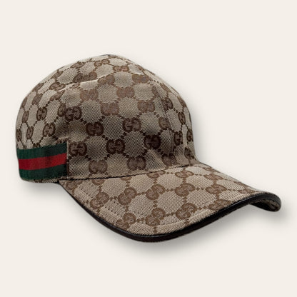 Gucci canvas cap beige - Medium