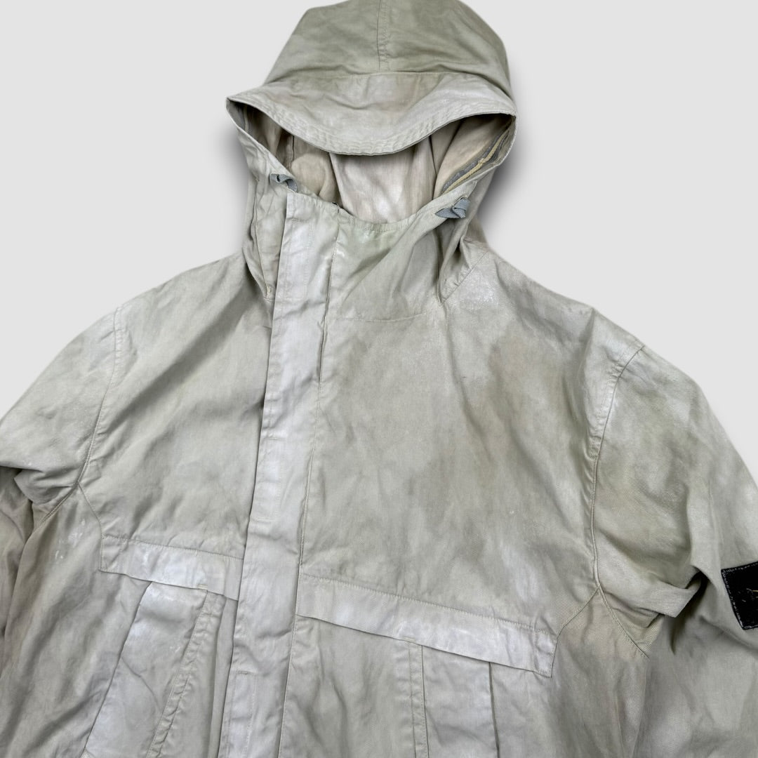 Stone Island Lino Flax frost badge jacket - extra large