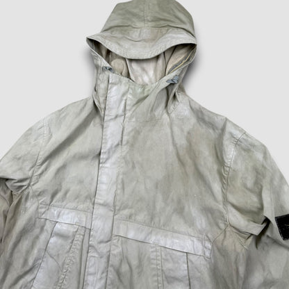 Stone Island Lino Flax frost badge jacket - extra large