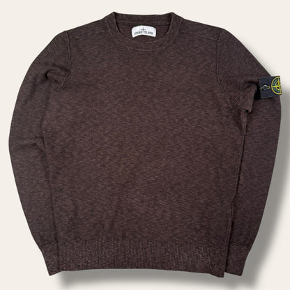 Stone Island sweater burgundy red - Small