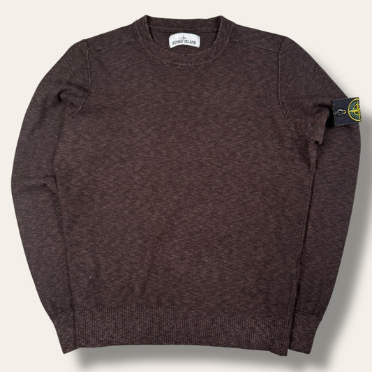 Stone Island sweater burgundy red - Small