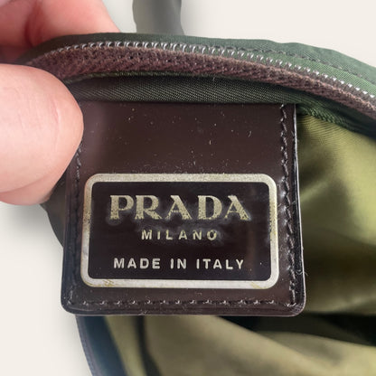 Prada shoulder bag khaki green