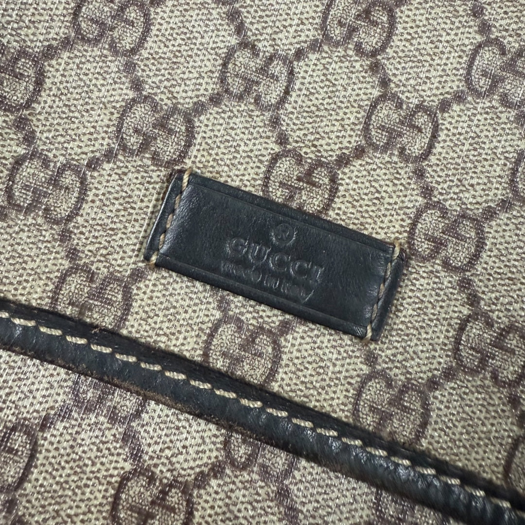 Gucci canvas shoulder bag