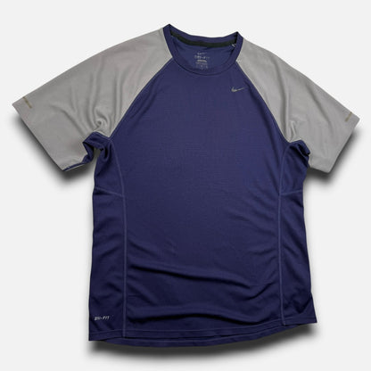 Nike dri-fit tee blue grey - Medium