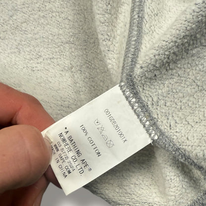 Bape zip-up hoodie grey - Large
