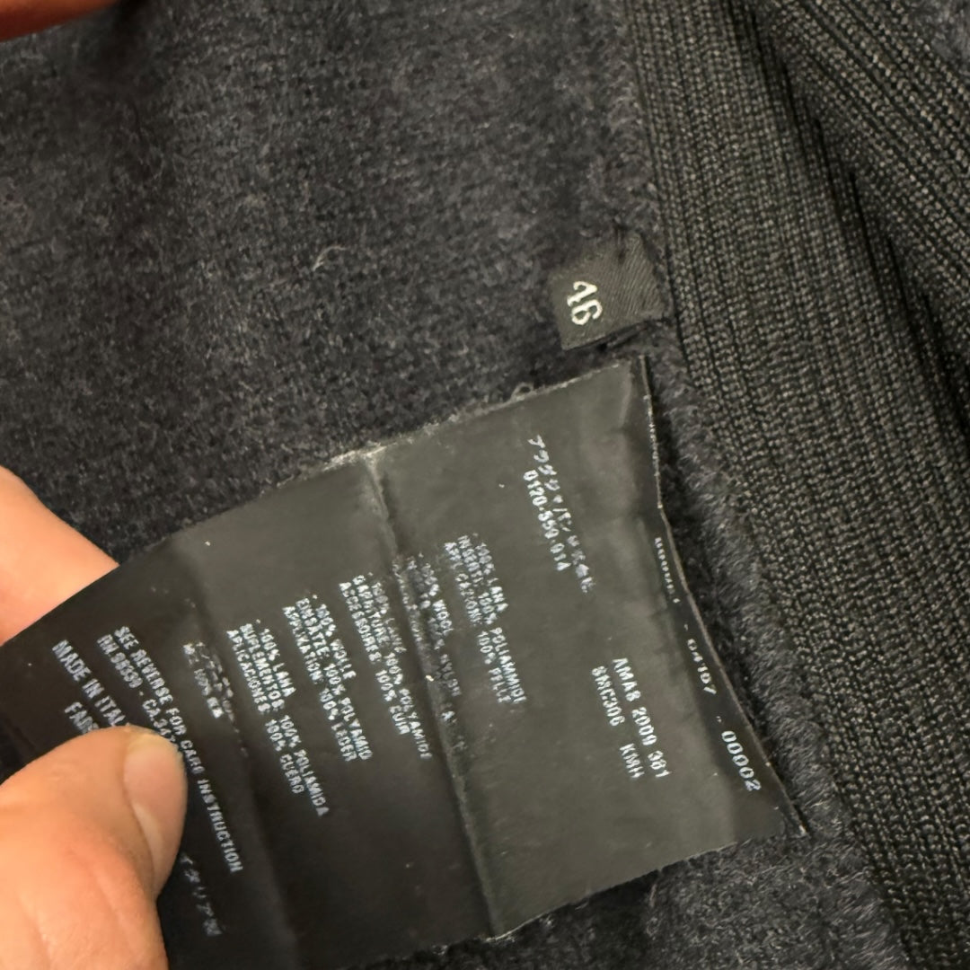 Prada black label zip-up vest black - Small
