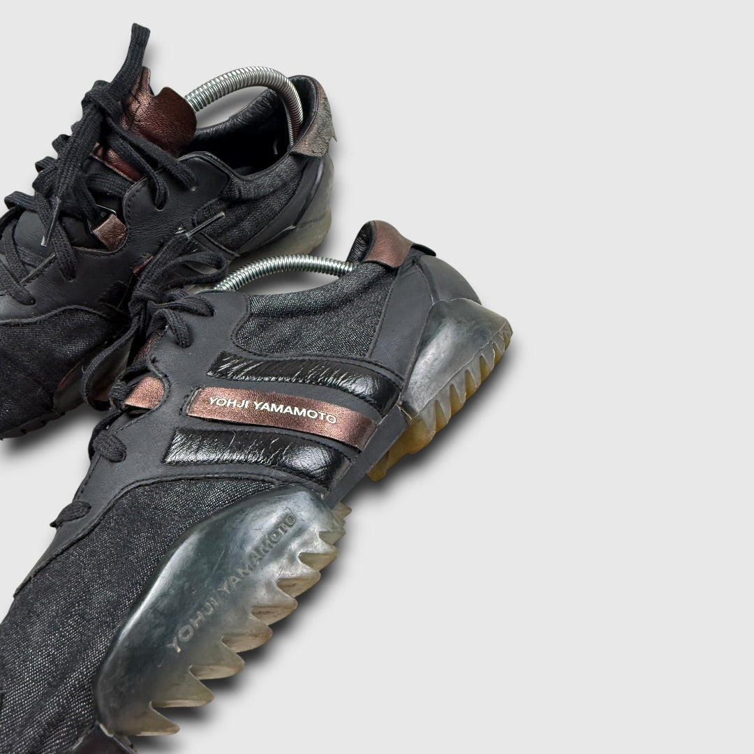 Y-3 low top sneakers black/bronze - 42,5