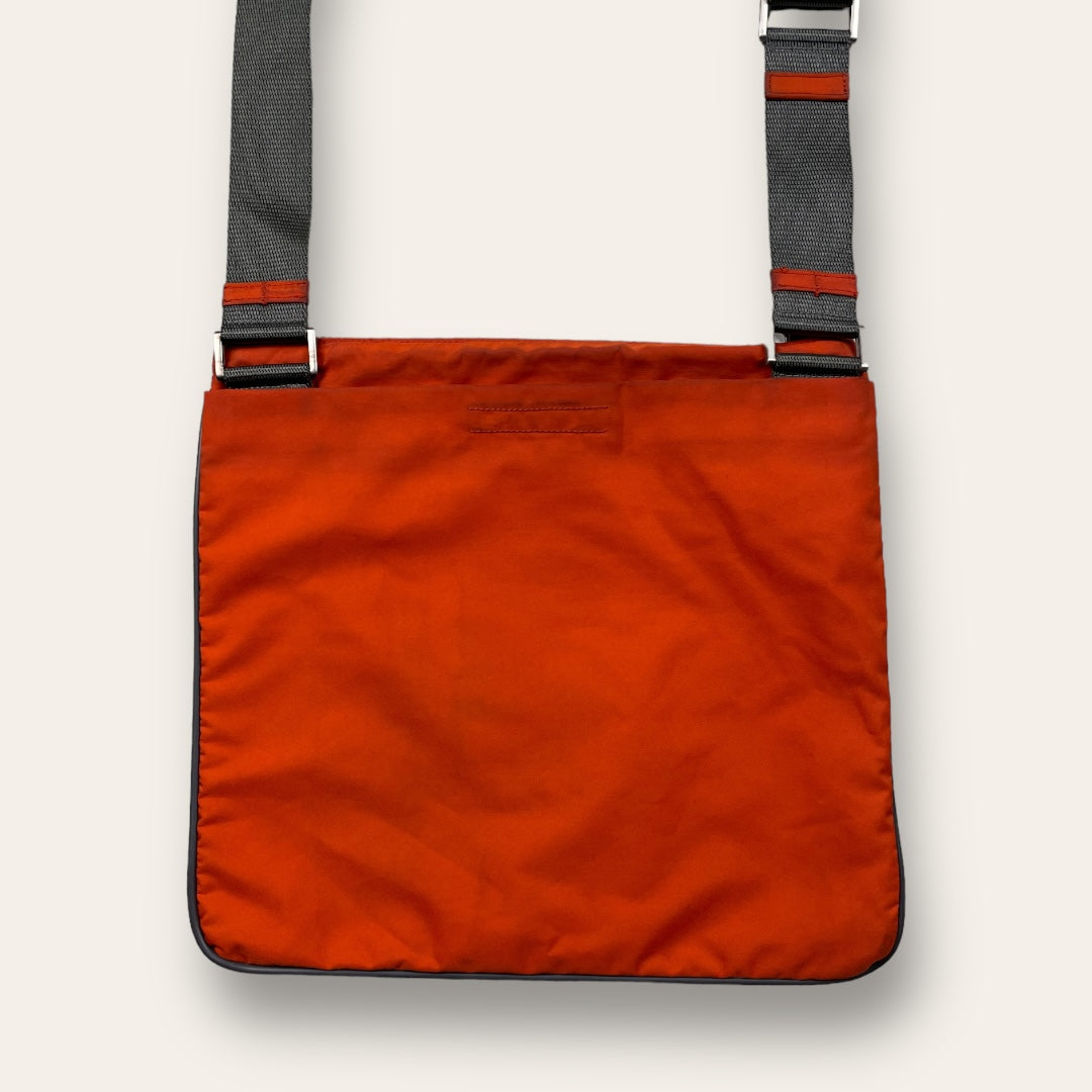 Prada sport shoulder bag orange