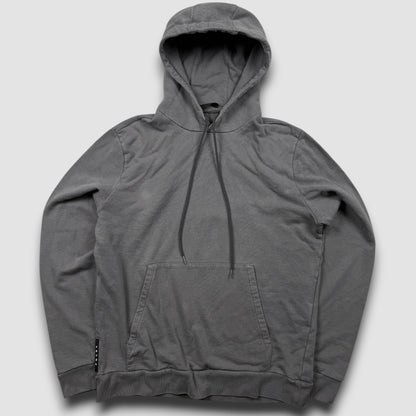 Prada black logo hoodie grey - Large